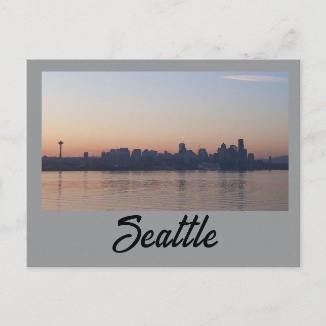 Seattle Sunrise Postcard (Front)