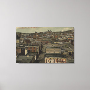 Seattle, WA - First Hill Canvas Print