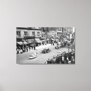 Seattle, WA Forth of July Parade on Seneca Canvas Print