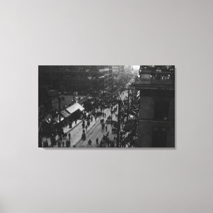 Seattle, WA Naval Parade on First and Spring Canvas Print