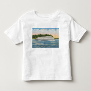 Seattle, WA - View of Kalakala Ferry on Puget Toddler T-Shirt