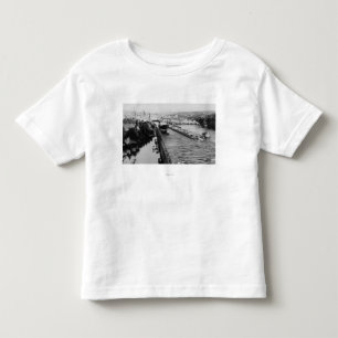 Seattle, WABallard Locks Ship Canal Photograph Toddler T-Shirt
