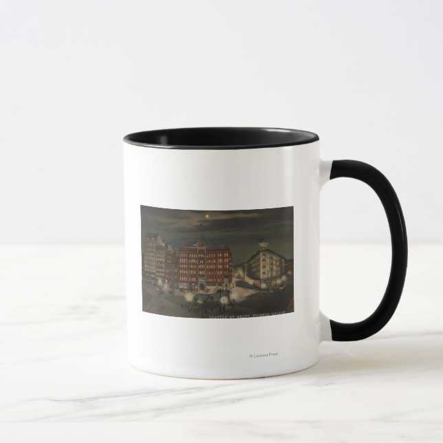 Seattle, WAPioneer Square at Night Mug (Right)