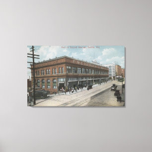 Seattle, WASecond Avenue Frederick and Nelson Canvas Print