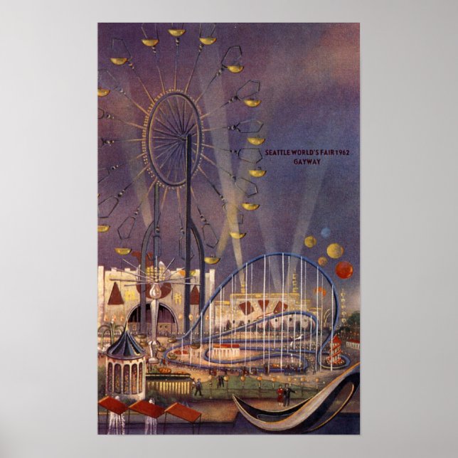 Seattle, Washington1962 World's Fair Poster (Front)