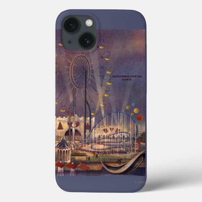 Seattle, Washington1962 World's Fair Poster Case-Mate iPhone Case (Back)