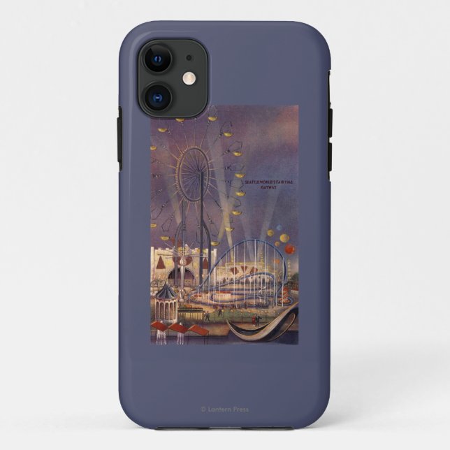 Seattle, Washington1962 World's Fair Poster Case-Mate iPhone Case (Back)