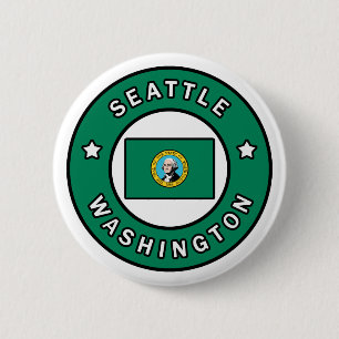 Seattle Washington 6 Cm Round Badge