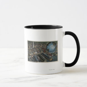 Seattle, Washington - Aerial of Seattle Mug