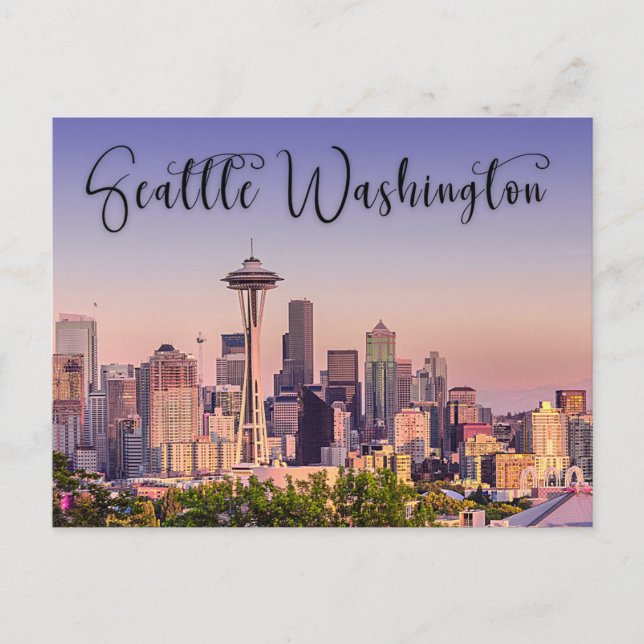 Seattle Washington City Postcard (Front)
