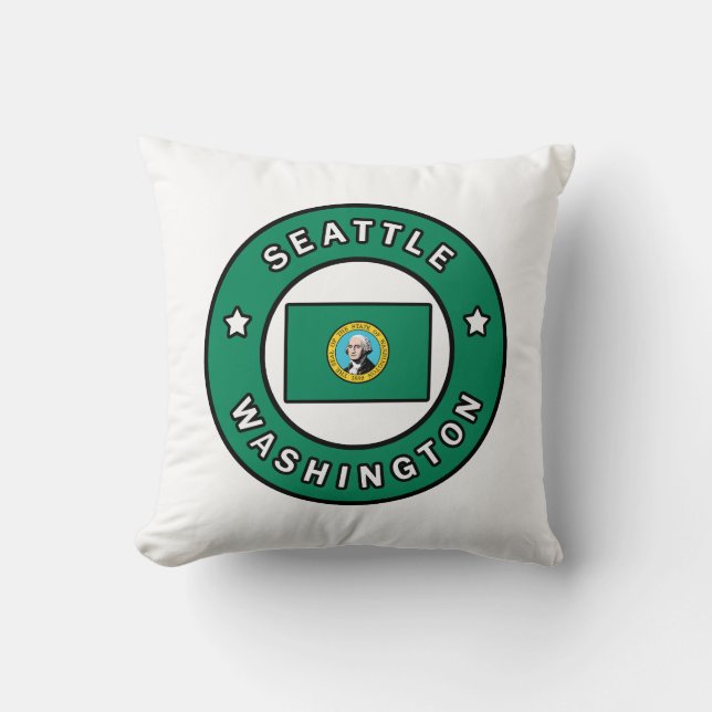 Seattle Washington Cushion (Front)