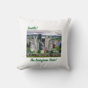 Seattle Washington Cushion