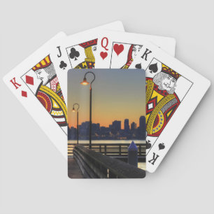 Seattle Washington Downtown Skyline Playing Cards
