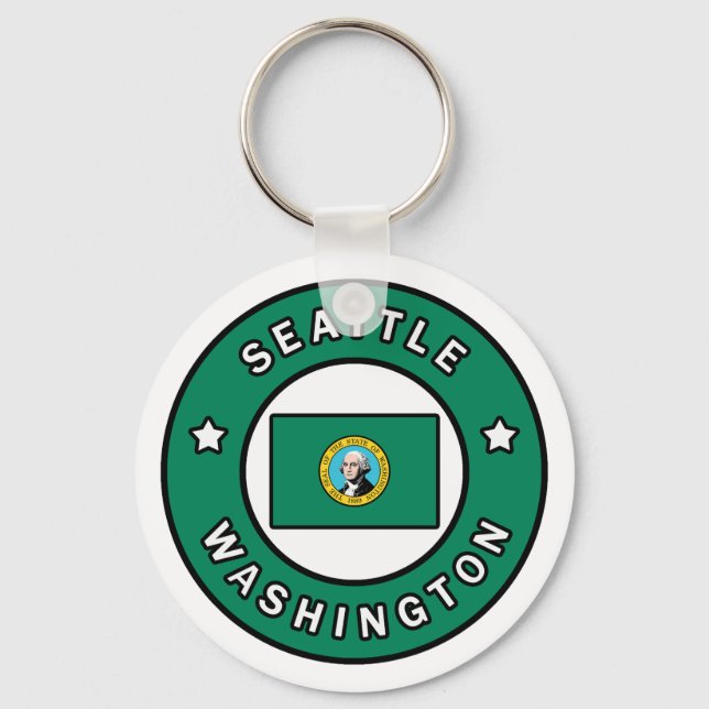 Seattle Washington Key Ring (Front)