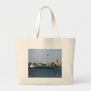 Seattle Washington Large Tote Bag