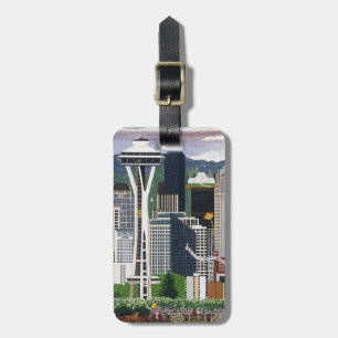 Seattle Washington Luggage Tag