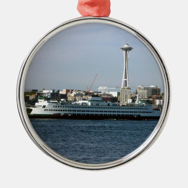 Seattle Washington Metal Tree Decoration (Front)