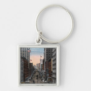 Seattle, Washington - North View of 2nd Key Ring