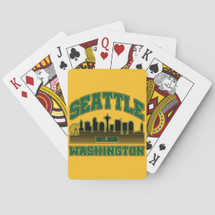 Seattle,Washington Playing Cards