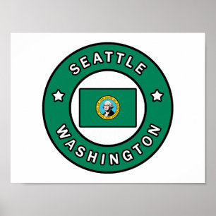 Seattle Washington Poster