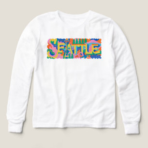 Seattle Washington Retro Travel PNG Space Needle
