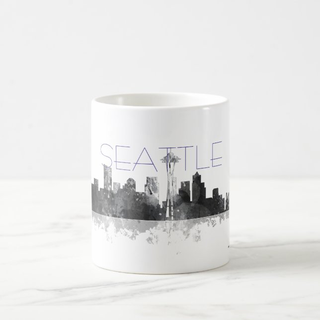SEATTLE WASHINGTON SKYLINE -Drinking Mug (Center)