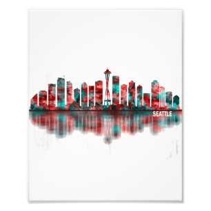 Seattle Washington Skyline Photo Print