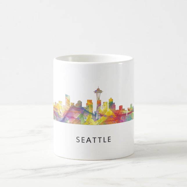 SEATTLE WASHINGTON SKYLINE WB1 - Drinks Mug (Center)