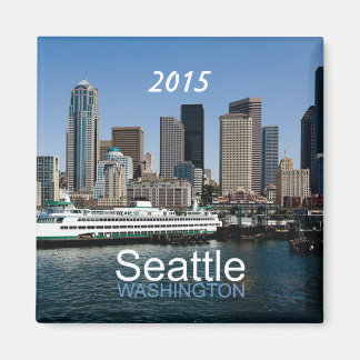 Seattle Washington Souvenir Magnet Change Year