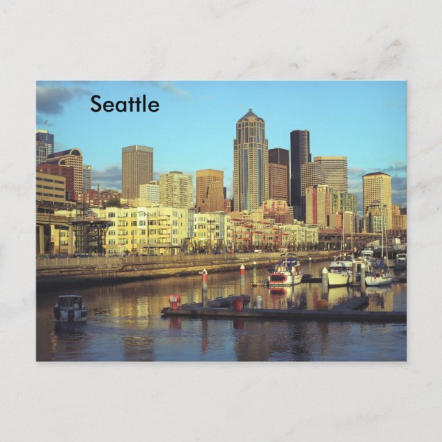 Seattle Washington state Postcard (Front)