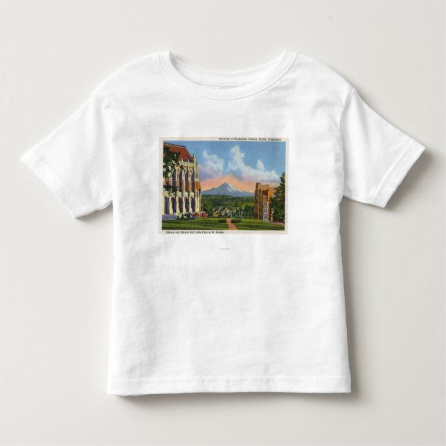 Seattle, Washington - University of Washington Toddler T-Shirt (Front)