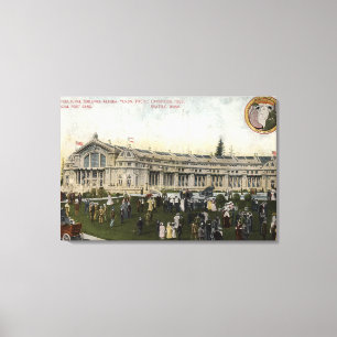 Seattle, Washington - View of Agricultural Canvas Print