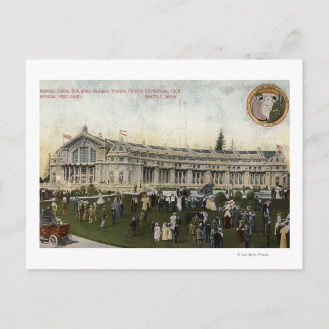 Seattle, Washington - View of Agricultural Postcard (Front)