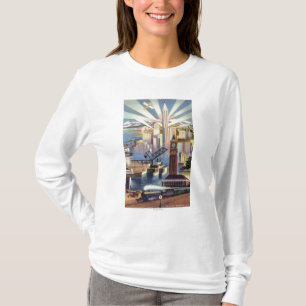 Seattle, Washington - View of Downtown T-Shirt