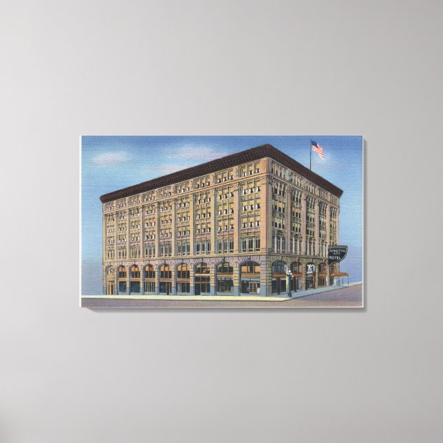 Seattle, Washington - View of Senator Apt Canvas Print (Front)