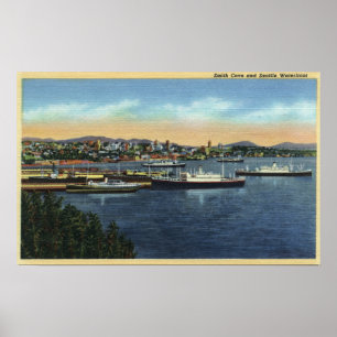 Seattle, Washington - View of Smith Poster