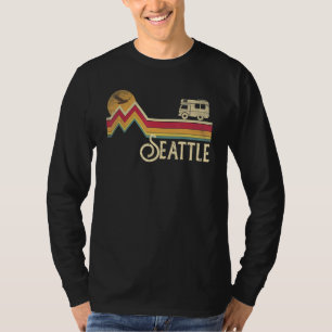 Seattle Washington Vintage Retro Style Men Women M T-Shirt