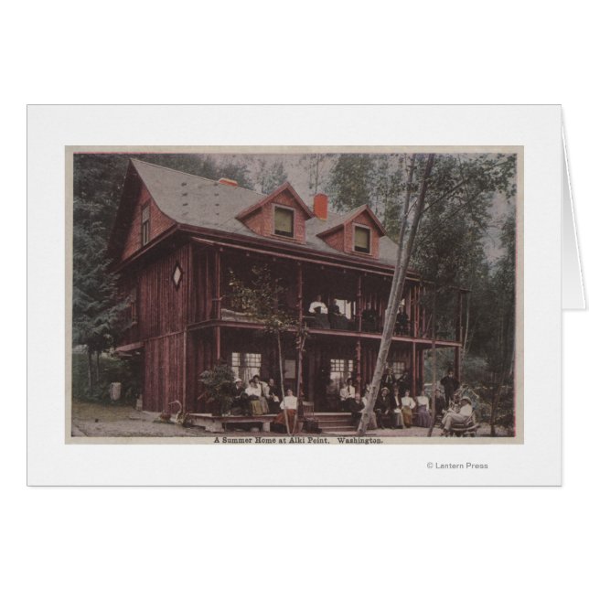 Seattle, WASummer Home at Alki Point Beach (Front Horizontal)