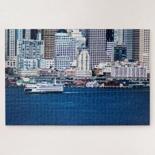Seattle Waterfront - Extra Large Jigsaw Puzzle