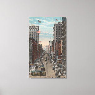 Seattle, WAView of 2nd Ave from Yesler Canvas Print