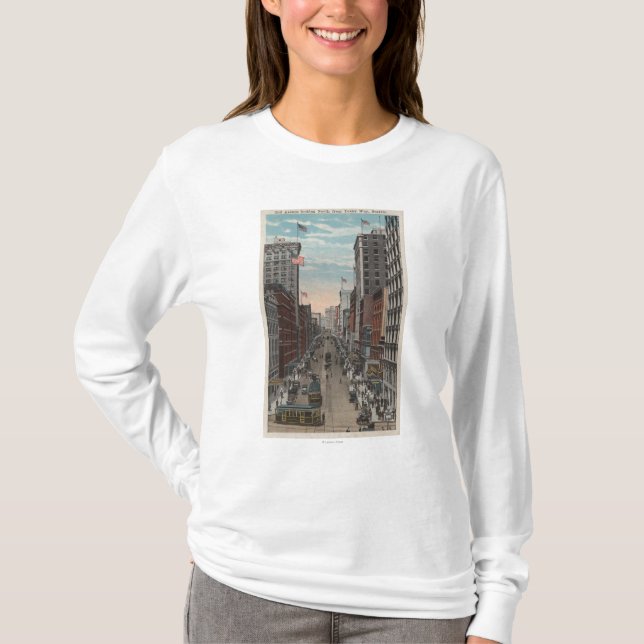 Seattle, WAView of 2nd Ave from Yesler T-Shirt (Front)