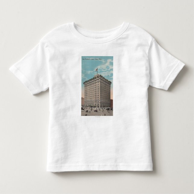 Seattle, WAView of the Washington Hotel Toddler T-Shirt (Front)