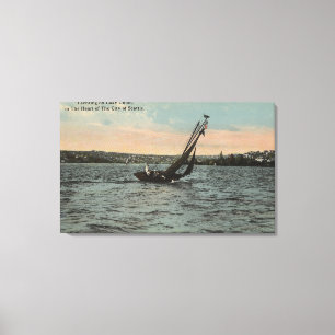Seattle, WAYachting on Lake Union Canvas Print