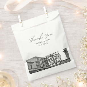 Seattle Wedding Favour Pikes Place Photo Thank You Bags