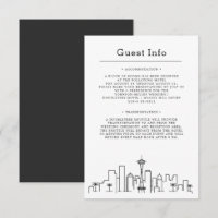 Seattle Wedding | Guest Details