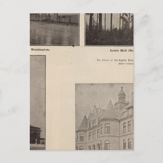 Seattle's enterprise, culture postcard (Front)