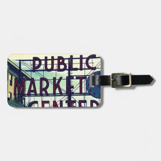 Seattles Pikes Place Market Luggage Tag