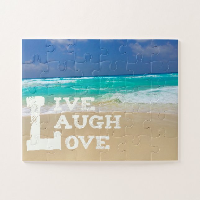 Seaview Live Laugh Love Puzzle (Horizontal)