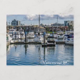 Seawall Vancouver BC Postcard