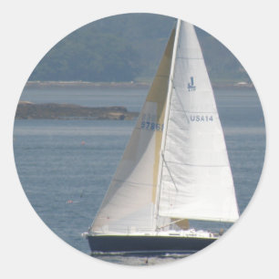 Seaward Sailboat Stickers